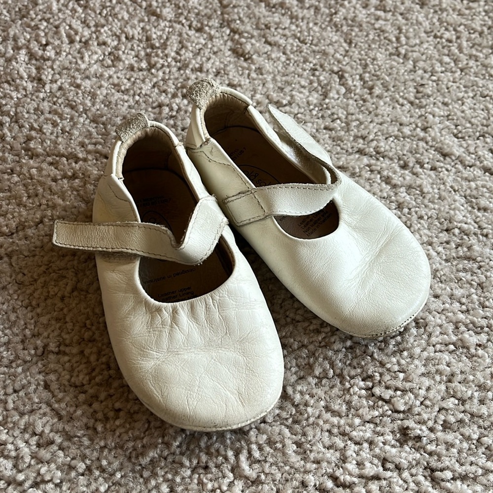 White leather Mary Jane toddler shoes | 7